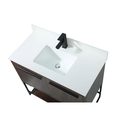 Elegant Bathroom Vanity - Walnut (VF42536MWT-BS)
