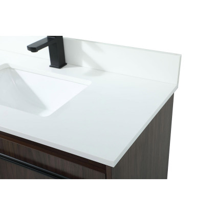 Elegant Bathroom Vanity - Walnut (VF42536MWT-BS)