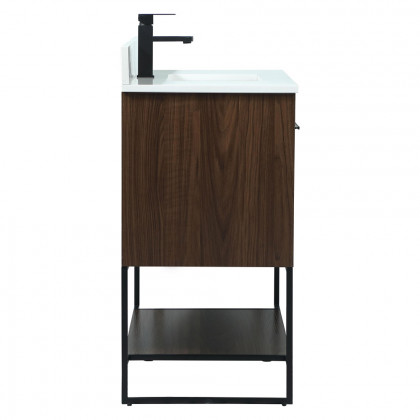 Elegant Bathroom Vanity - Walnut (VF42536MWT-BS)