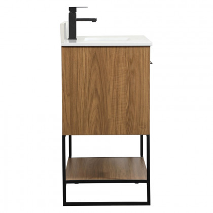 Elegant Bathroom Vanity - Walnut Brown (VF42536WB-BS)