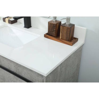 Elegant Bathroom Vanity - Concrete Gray (VF42540MCG-BS)