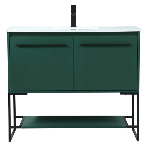 Elegant Bathroom Vanity - Green (VF42540MGN)