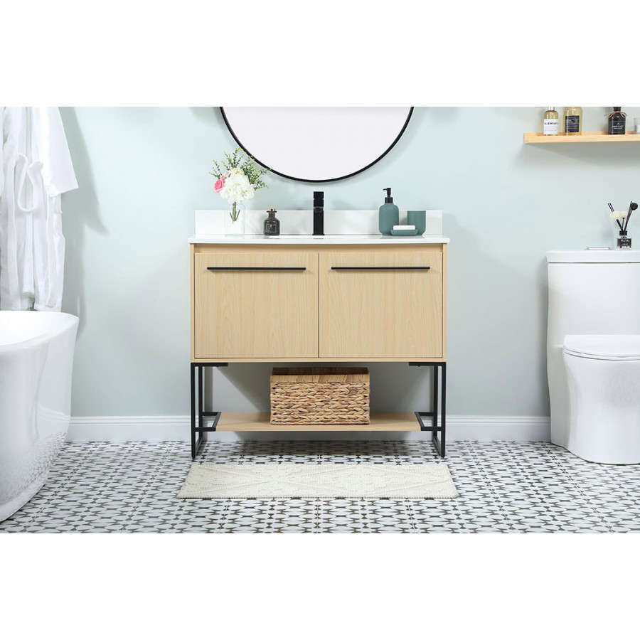 Elegant Bathroom Vanity - Maple (VF42540MMP-BS)