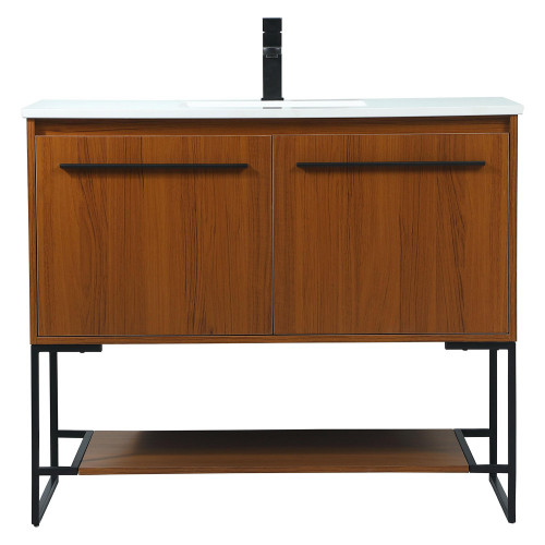 Elegant Bathroom Vanity - Teak (VF42540MTK)