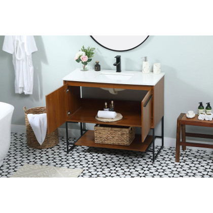 Elegant Bathroom Vanity - Teak (VF42540MTK)