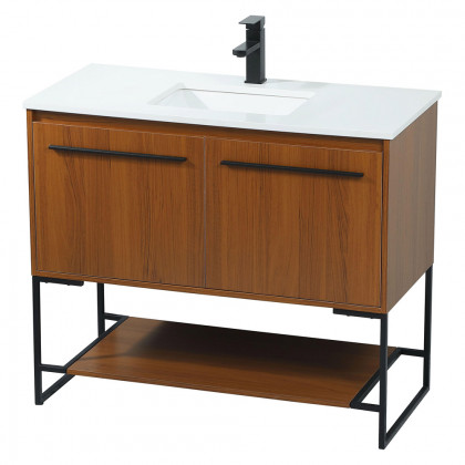 Elegant Bathroom Vanity - Teak (VF42540MTK)