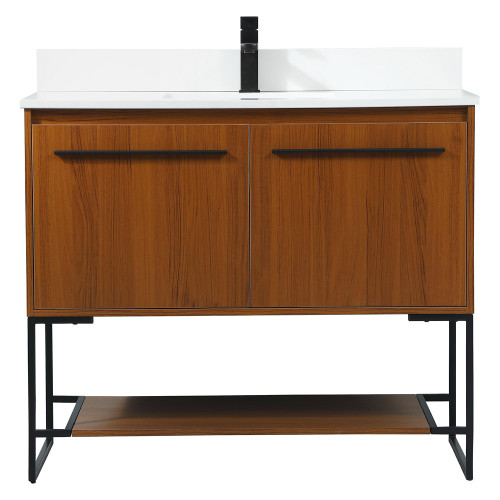 Elegant Bathroom Vanity - Teak (VF42540MTK-BS)