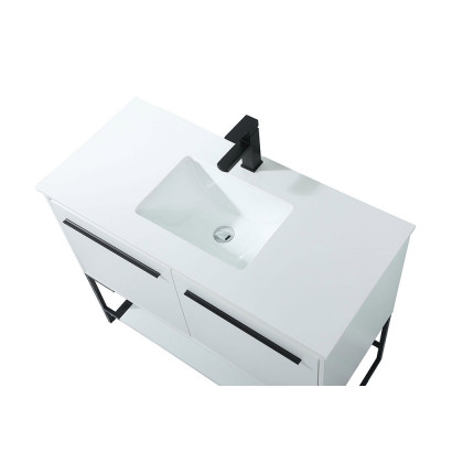 Elegant Bathroom Vanity - White (VF42540MWH)
