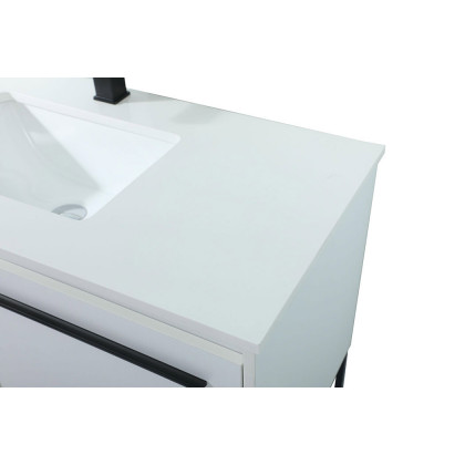 Elegant Bathroom Vanity - White (VF42540MWH)