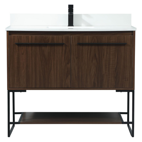Elegant Bathroom Vanity - Walnut (VF42540MWT-BS)