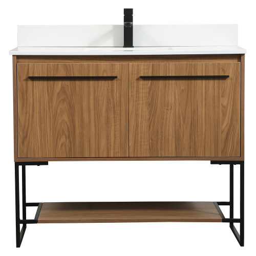 Elegant Bathroom Vanity - Walnut Brown (VF42540WB-BS)