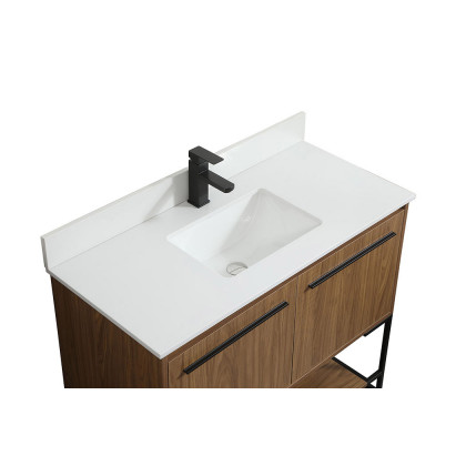 Elegant Bathroom Vanity - Walnut Brown (VF42540WB-BS)