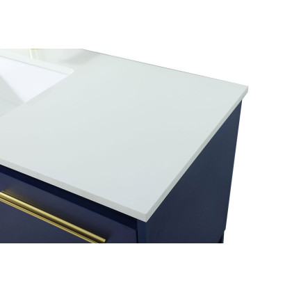 Elegant Bathroom Vanity - Blue (VF42548MBL)