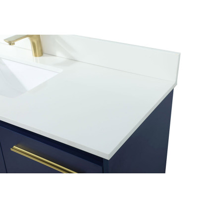 Elegant Bathroom Vanity - Blue (VF42548MBL-BS)