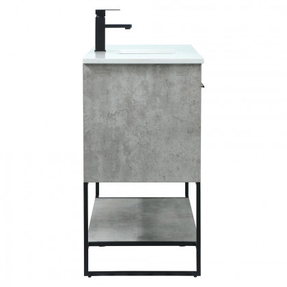 Elegant Bathroom Vanity - Concrete Gray (VF42548MCG)