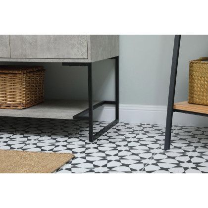 Elegant Bathroom Vanity - Concrete Gray (VF42548MCG)