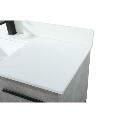 Elegant Bathroom Vanity - Concrete Gray (VF42548MCG-BS)