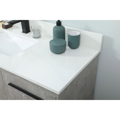 Elegant Bathroom Vanity - Concrete Gray (VF42548MCG-BS)