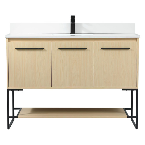 Elegant Bathroom Vanity - Maple (VF42548MMP-BS)