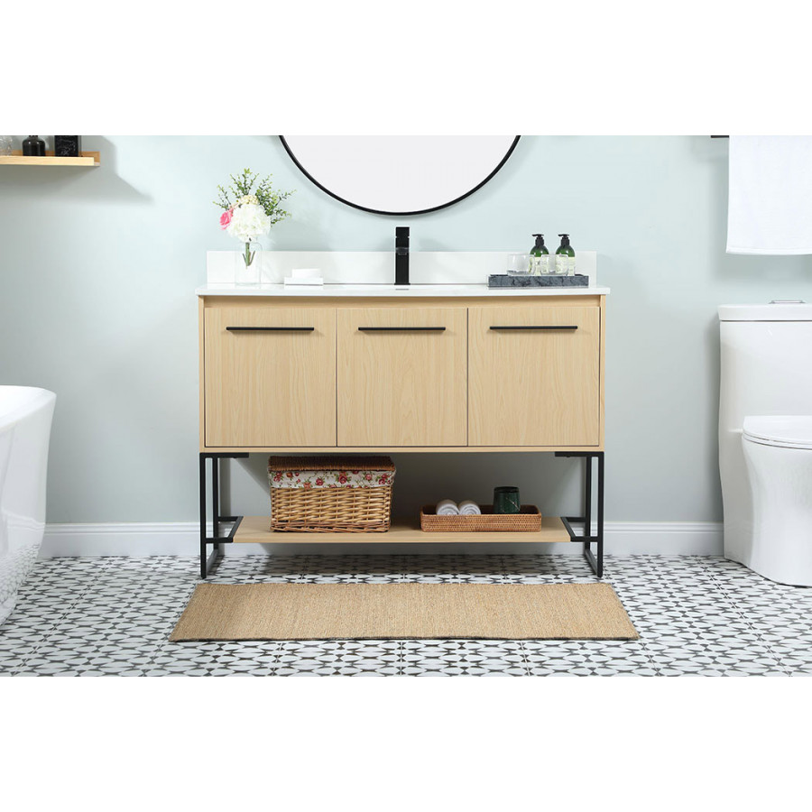 Elegant Bathroom Vanity - Maple (VF42548MMP-BS)