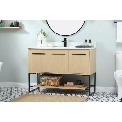 Elegant Bathroom Vanity - Maple (VF42548MMP-BS)