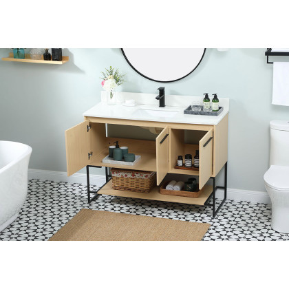 Elegant Bathroom Vanity - Maple (VF42548MMP-BS)