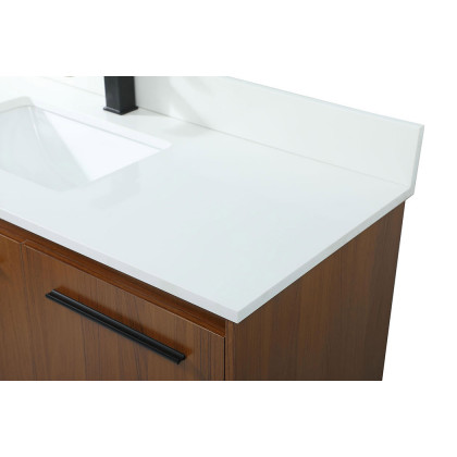Elegant Bathroom Vanity - Teak (VF42548MTK-BS)