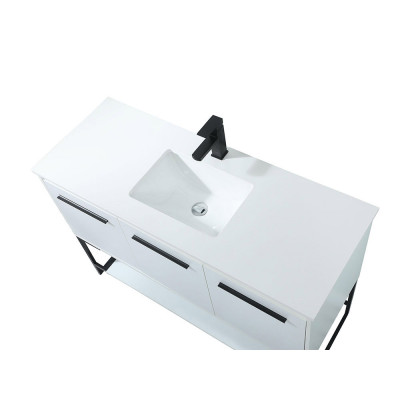 Elegant Bathroom Vanity - White (VF42548MWH)