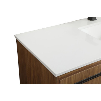 Elegant Bathroom Vanity - Walnut Brown (VF42548WB)