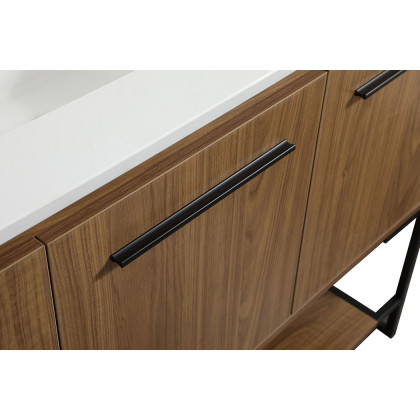 Elegant Bathroom Vanity - Walnut Brown (VF42548WB)