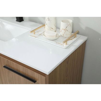 Elegant Bathroom Vanity - Walnut Brown (VF42548WB)