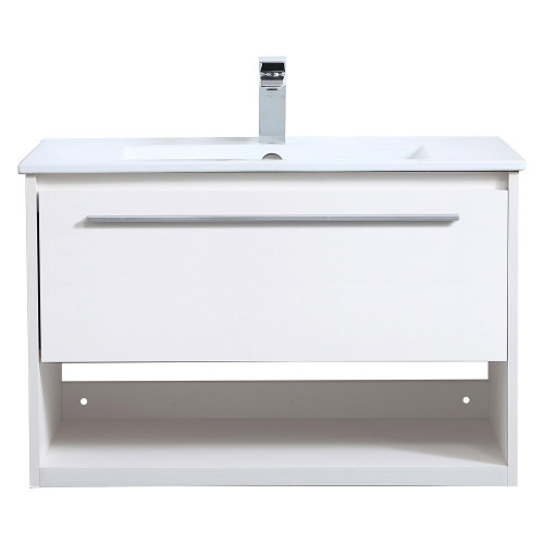 Elegant Bathroom Vanity - White, L 30" (VF43030WH)