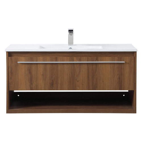 Elegant Bathroom Vanity - Walnut Brown, L 40" (VF43040WB)