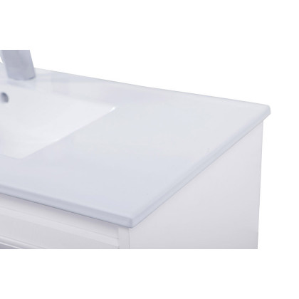 Elegant Bathroom Vanity - White, L 40" (VF43040WH)