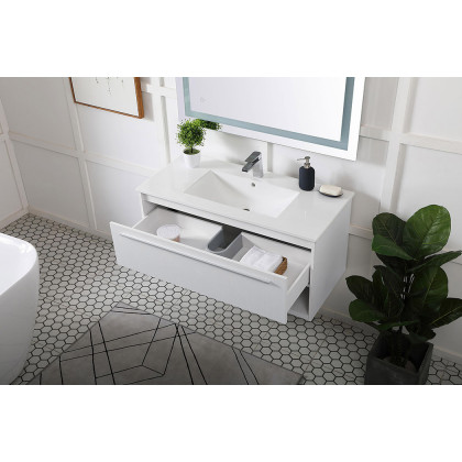 Elegant Bathroom Vanity - White, L 40" (VF43040WH)