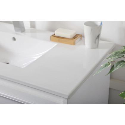 Elegant Bathroom Vanity - White, L 40" (VF43040WH)