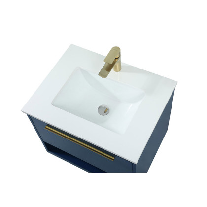 Elegant Bathroom Vanity - Blue (VF43524MBL)