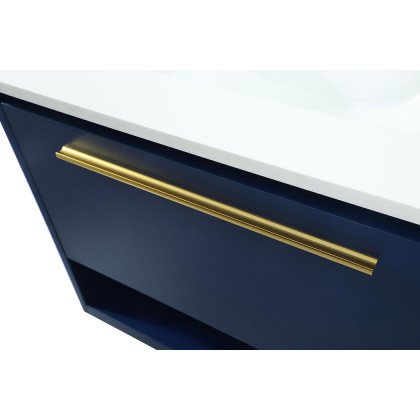 Elegant Bathroom Vanity - Blue (VF43524MBL)