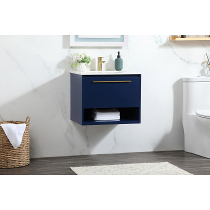 Elegant Bathroom Vanity - Blue (VF43524MBL)