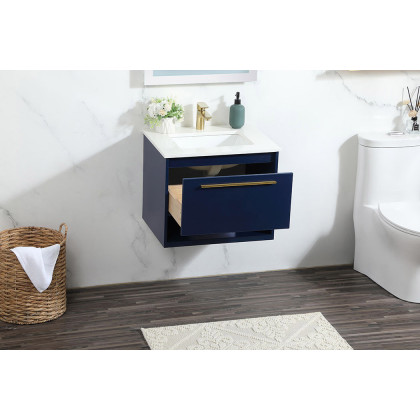 Elegant Bathroom Vanity - Blue (VF43524MBL)