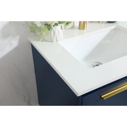Elegant Bathroom Vanity - Blue (VF43524MBL)