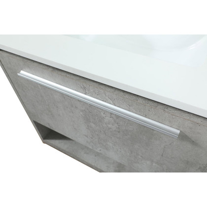 Elegant Bathroom Vanity - Concrete Gray (VF43524MCG)