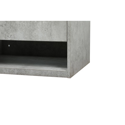 Elegant Bathroom Vanity - Concrete Gray (VF43524MCG)