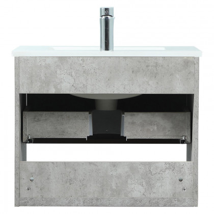 Elegant Bathroom Vanity - Concrete Gray (VF43524MCG)