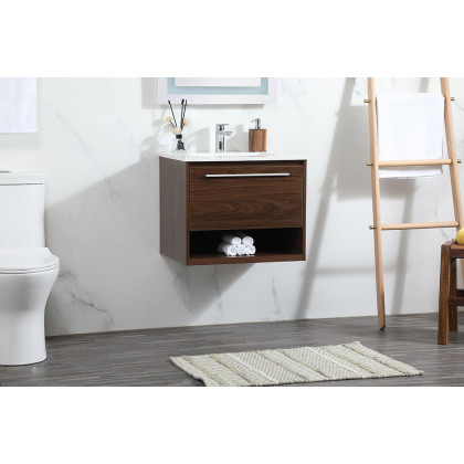 Elegant Bathroom Vanity - Walnut (VF43524MWT)