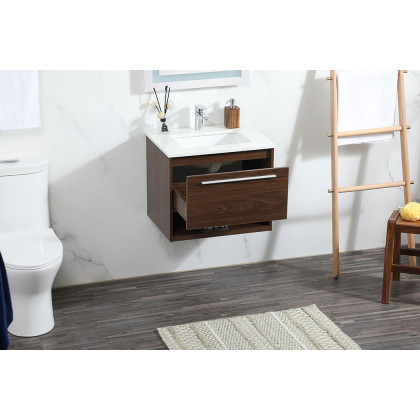 Elegant Bathroom Vanity - Walnut (VF43524MWT)
