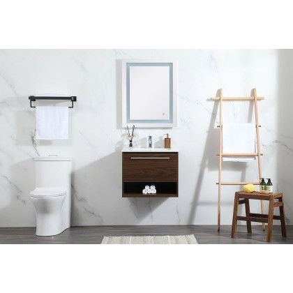 Elegant Bathroom Vanity - Walnut (VF43524MWT)