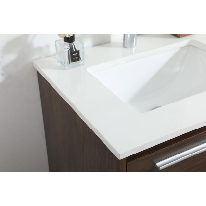Elegant Bathroom Vanity - Walnut (VF43524MWT)