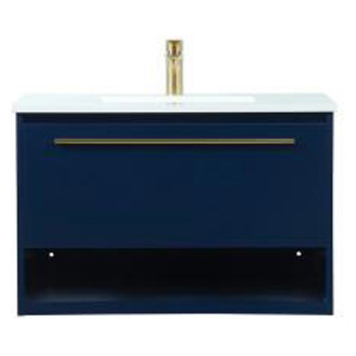 Elegant Bathroom Vanity - Blue (VF43530MBL)