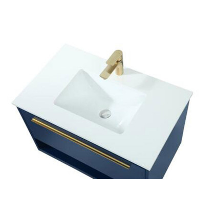 Elegant Bathroom Vanity - Blue (VF43530MBL)